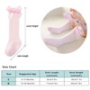 XPXGMT 5 Pairs Bow Spanish Baby Girls Knee High Socks