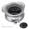 Garbage Disposal Flange, 3 Bolt Mount Stainless Steel Kitchen Sink