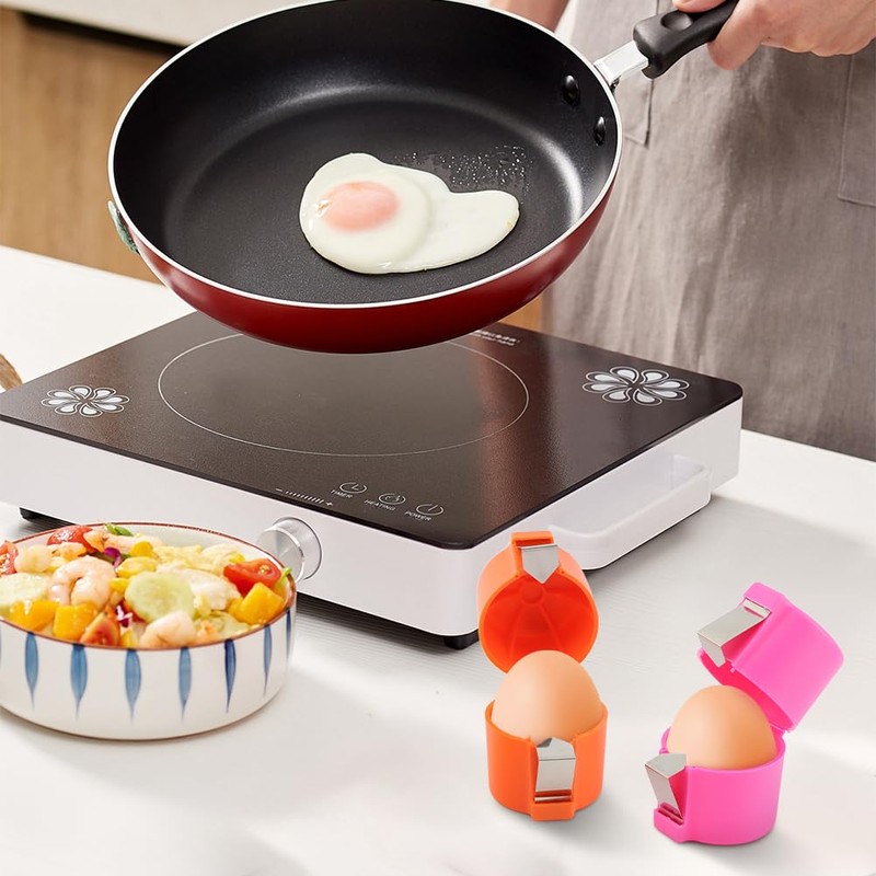 3pcs Egg Shell Opener,Egg Topper Cutter Tool,Handheld Eggs Breaker,Multifunctional Egg