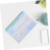 SEWACC Elegant Weekly Planner Undated Pages Schedule Organizer for Work