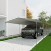 ICITYWALL 8 Leg Carport Kits，Low Peak Canopy Fitting Kit with