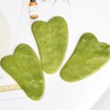 Natural Jade Self-Massage Gua Sha for Face, Calves, and Body Gua Sha (1209-4) 3ea