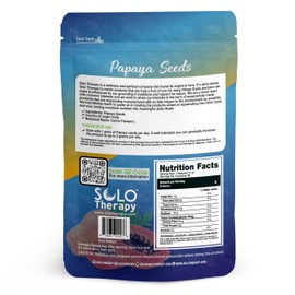 Papaya Seeds, Dried Whole Seeds, 1 oz (28 g), Raw, Natural (1 ounce (28 grams))