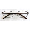 Magnivision +2.25 Brown Wire Frame Reading Glasses w/ Spring Hinges