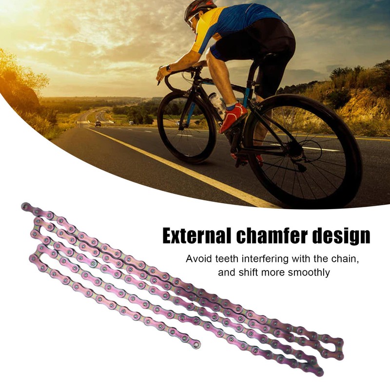 9 Speed Bicycle Chain Lightweight Alloy Steel Mountain Road Bike