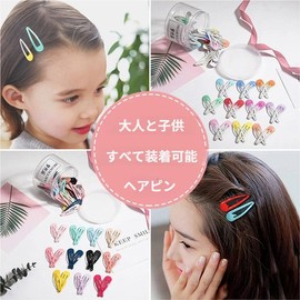 Hair Clips, Set of 30, Hair Clips, Kids Hair Clips, Color Pins, Patch Pins, Side Clips, Hair Accessories, Pins, Girls, Bangs, Kids, Hair Ornaments, Cute, Colorful, Stylish (30 Pieces)