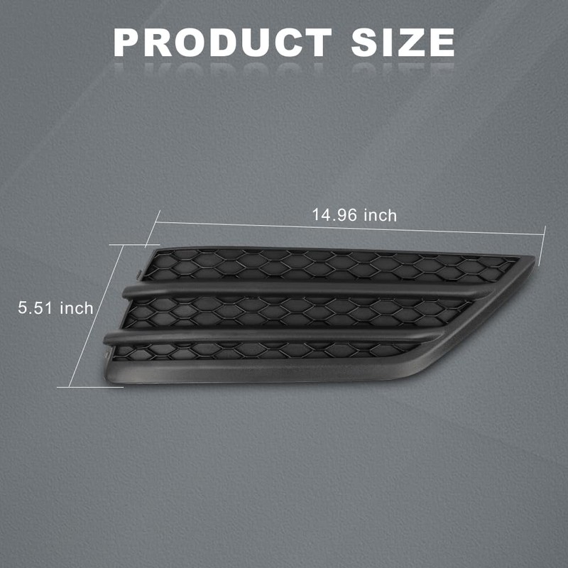 JDMON Front Fog Light Cover Compatible with Honda Pilot 2016