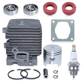 Adefol 34mm Cylinder Piston Kit for Sthil FS38 FS45 FS46 FS55 KM55 HL45 FS45L FS45C FS46C KM55C KM55R KM55RC Replace 41400201202 41400302004 41400292300 41400210300 41400300400 41400360300