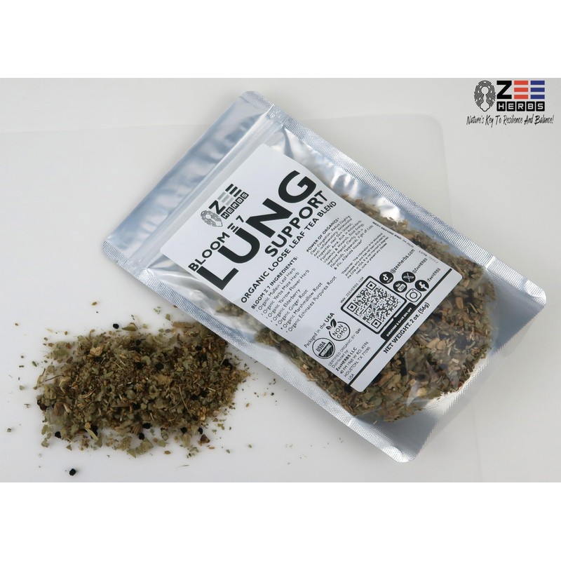 Bloom 7 Lung Support Organic Loose Leaf Tea Blend 2