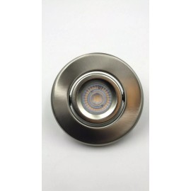 METRO LIGHTING 4 PACK,4 INCH CAN MR16 RECESSED LIGHT ADJUSTABLE RING GIMBAL TRIM LV44006SN
