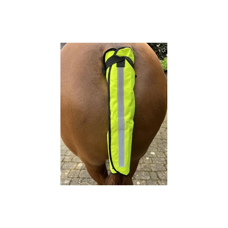 Ruggles Hi Viz Tail Guard with Reflective strip - Horse/Rider
