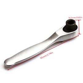 YOUSEMOT 1Pcs 72 Tooth Drive Socket,1/4 Inch Screwdriver Hex Torque Wrenches Rotator 5 Degrees Ratchet,Screwdriver Bit Quick Socket Wrench Hand Tool Accessories