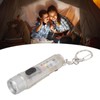 Strong Light Mini Keychain Flashlight Outdoor Portable Super Bright Multifunction