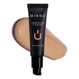 Maquillaje Liquido Alta Cobertura Biss Tonos 03 Macadamia Dorada                                                                                      