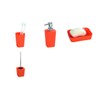 Wenko 18971100 Dispensador de Jabon Modelo Rainbow, Naranja