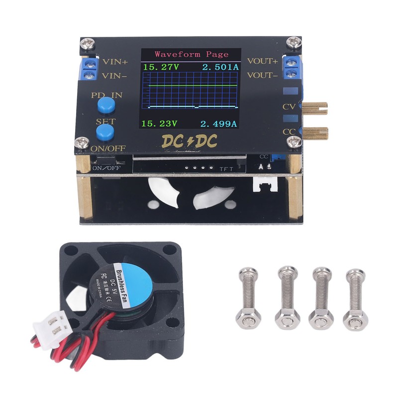 DC Buck Boost Converter Adjustable Voltage CC CV Power Supply