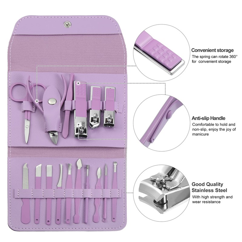VOCOSTE Manicure Set Professional Nail Clippers Pedicure Kit for Hand
