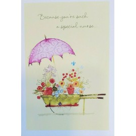 'Because you're such a special nurse...' nurse appreciation greeting card