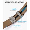 YOETEY Automatic Belt Men's Leather Without Holes, Leather Belt Men's