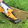 SEAHEE Dual-Blade Hedge Trimmer with Interchangeable Blades - Lightweight 2.57lbs