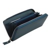 Branco Women's RFID Secure XL Leather Wallet with Zip Round