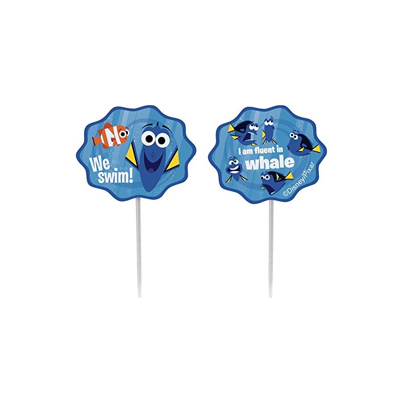 Wilton 24 Count Finding Dory Fun Pix, Multicolor