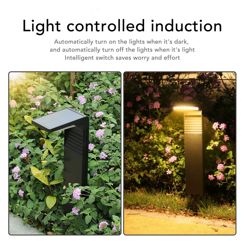 Solar Outdoor Lights Super Bright Waterproof Warm Solar Pathway Lights