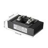 PATIKIL MDQ100A Rectifier Diode with Radiator, 1 Pcs Bridge Rectifier