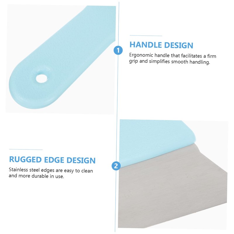 DOITOOL Stainless Steel Wallpaper Trimming Board Ergonomic Handle for Comfortable