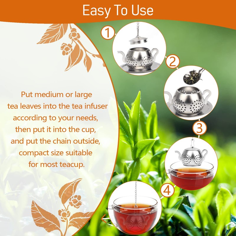 Cute Tea Infuser for Loose Tea, CoiTek Stainless Steel Tea