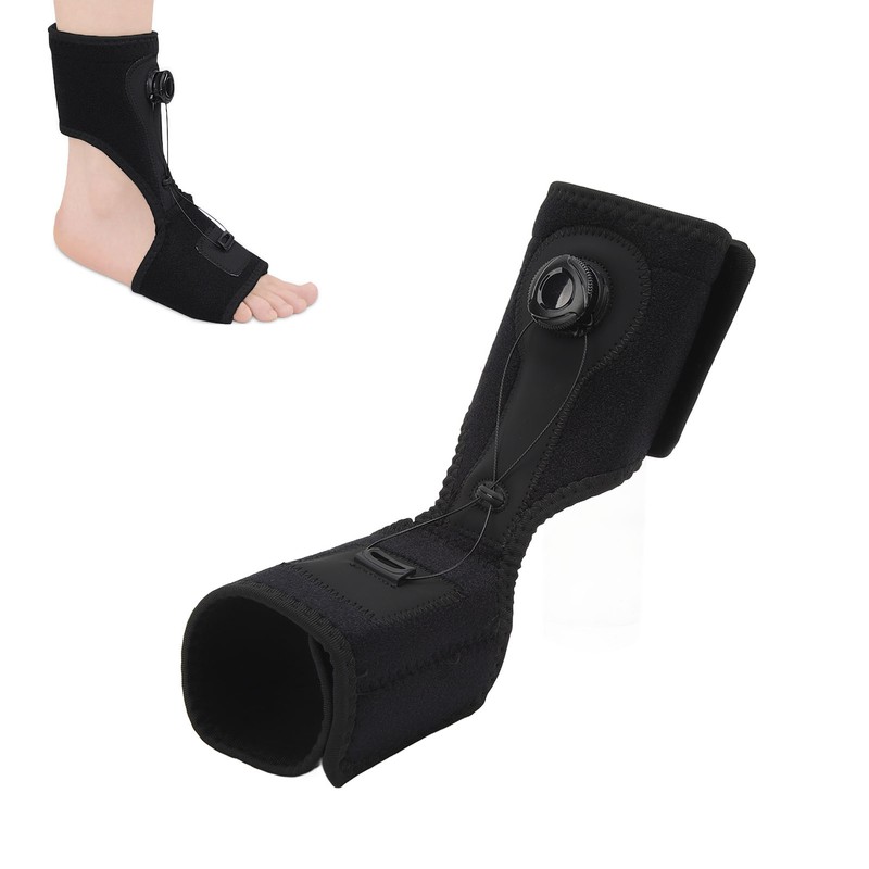 Plantar Fasciitis Night Splint Adjustable Rotating Knob Sleep Support for