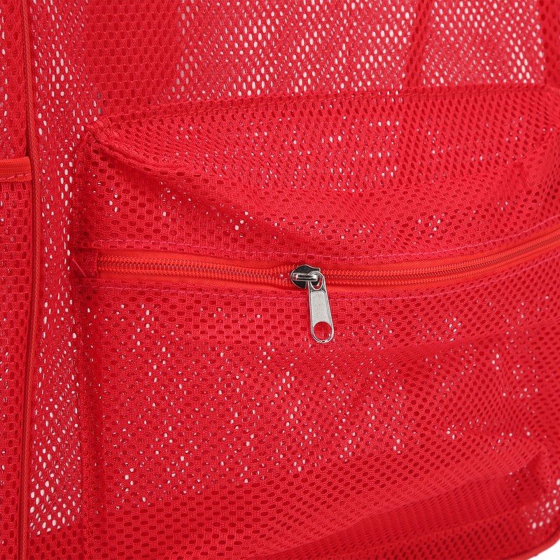 Mesh Backpack Heavy Duty Lightweight Large Capacity Washable See Through