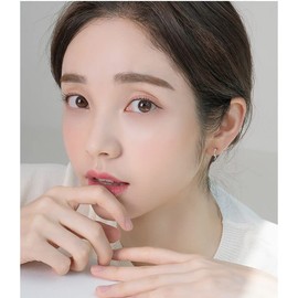 Cute Huggie Hoop With Round CZ Charm Dangle Drop Cartilage Earrings For Women Teen Girls Minimalist S925 Sterling Silver Dangling Sleeper Tiny Tragus Piercing Hooped Fashion Jewelry Gifts