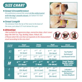 Viiotu Breathable Mesh Dog Muzzle, Adjustable Anti Barking Device, Dog Mouth Cover Fits Small Medium Large Dogs, Secure Fit for Safe Breathing and Drinking