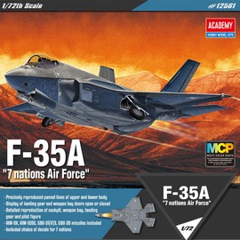 Academy ACA12561 Academy 1:72-F-35A Seven Nation AF Various Medium