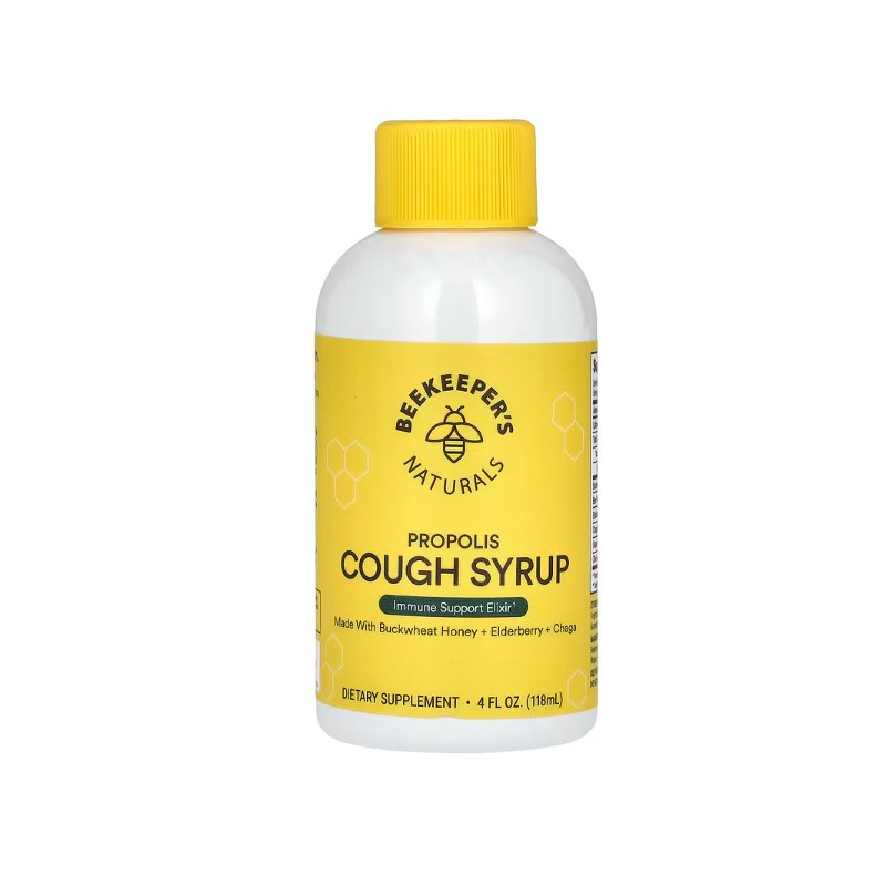 Beekeepers Naturals 비키퍼즈 네추럴즈 프로폴리스 시럽 Propolis Syrup, 118ml, 1개