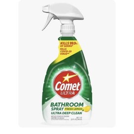 Generic Comet Ultra Bathroom Spray Fresh Lemon Scent 32oz Bottle (2 Pack)