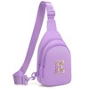 Small Initial Sling Bag for Women Crossbody Bags Fanny Pack
