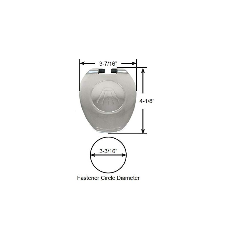 Scandvik Black & SS Recessed Transom Shower Handle/Hose - Vertical/Horizontal