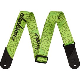 Jackson Cracked Mirror Strap, Guitar Accessories, Green, 2in