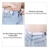 SUOSDEY No Buckle Ladies Elastic Belt for Women Mens Invisible