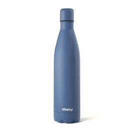 Lifestyl Stainless Steel Water Bottle | 24 Hrs Cold & 12 Hrs Hot| Thermoshield Technology Vacuum Insulated Metal Water Bottles, Leak-Proof Drinks Bottle for Gym (Midnight Navy, 1000 ml)