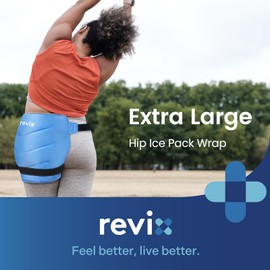 REVIX Extra Large Cold Pack for Hip Replacement, Reusable Ice Pack for Hip Flexor, Post-Workout Recovery, After Hip Surgery Must Have