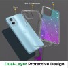 For TCL 40 XE 5G Gradient Sparkle Hybrid Case -