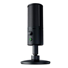 Razer Seiren X: Supercardiod Pick-Up Pattern - Condenser Mic - Built-In Shock Mount - Professional Grade Streaming Microphone - RZ19-02290100-R3U1 (Renewed)