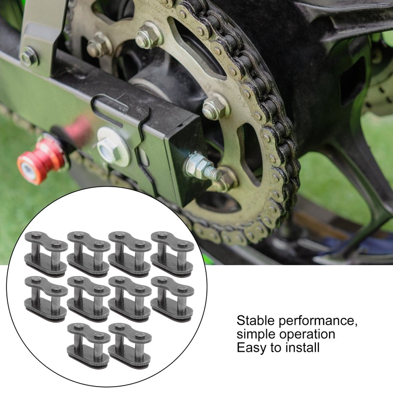 10pcs 420 Chain Master Link Connecting Link Dirt Bike ATV
