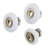 4 Sizes Shower Door Rollers Runners Wheels Replacement Part Bathroom