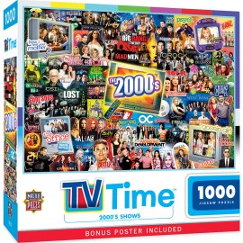 MasterPieces - TV Time - 2000's Shows 1000 Piece Jigsaw Puzzle