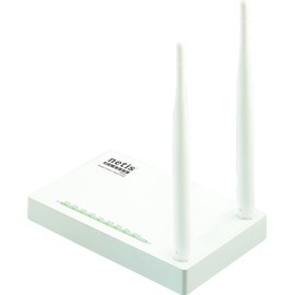 Netis DL4323 N300Mbps Wireless ADSL2+ Modem Router, 2.4Ghz, 802.11b/g/n, Dual 5dBi High Gain Antennas RF inalámbrico Óptico 800DPI Negro Mouse, N300