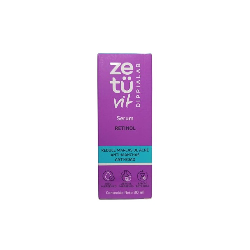 Serum Retinol Anti-Edad, Reduce Marcas de Acné y Manchas, Hipoalergénico,